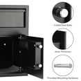 thumbnail image 4 of ChaoLink Depository Safe Digital Depository Safe Box, Electronic Steel Safe with Keypad, Locking Drop Box with Slot, Metal Lock Box with Two Emergency KeysBlack, 4 of 8