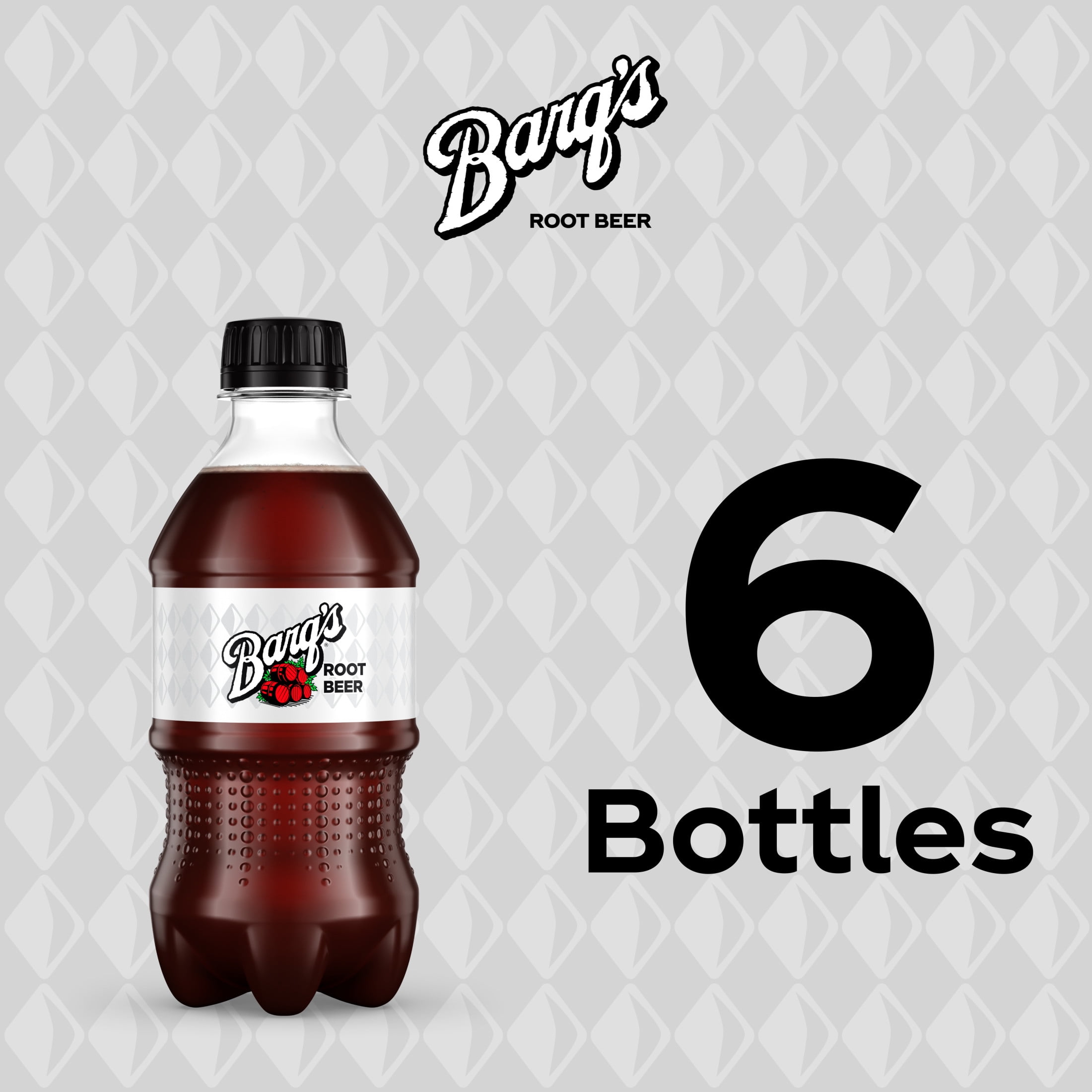 (2 pack) Barq's Root Beer Soda Pop Bottles, 12 fl oz, 6 Pack