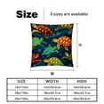 thumbnail image 5 of Turtle Seamless Set of 2 Covers with Unique Patterns in 16x16, 18x18, and 20x20 Inches for Various Occasions - Throw Pillow Inserts Included, 5 of 6