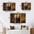 thumbnail image 4 of Designart "Majestic Canadian Wildlife II" Animals Metal Wall Décor Set, 4 of 5