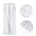 thumbnail image 3 of EeaseMX 100 microcepillos aplicadores desechables para extensiones de pestañas, hisopos de algodón, microcepillos para pestañas (blancos), 3 of 8