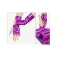 thumbnail image 3 of INSPIRE CHIC Women's Metallic Shiny Fingerless Short Gloves Shimmer Arm Warmers for Halloween Cosplay 1 Pair Fuchsia One Size, 3 of 6