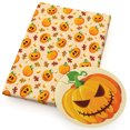 thumbnail image 3 of 50*145cm Telas de algodón de otoño con diseño de calabaza por metro Telas de hojas de arce y flores Telas de costura Vestido Manualidades DIY Textiles para el hogar, 3 of 5