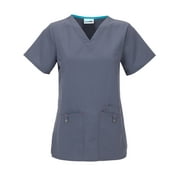 Women's Premium Collection Stretch Rayon V-Neck Scrub Top
