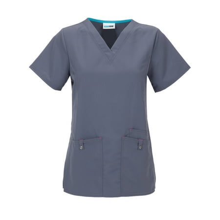 Women's Premium Collection Stretch Rayon V-Neck Scrub Top