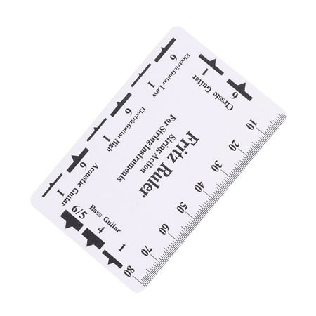 String Height Ruler, Practical String Action Gauge Ruler For Luthier ...