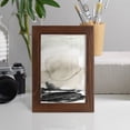 thumbnail image 5 of Ebony Horizon Triptych II - Framed Print w/glass - Chestnut, 5 of 8