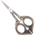 thumbnail image 1 of GFDYREE Embroidery Scissors - Small Vintage Sharp Detail Shears for DIY Craft, Sewing, Artwork, Needlework, Fabric Cutting, Thread Snips, 5in Bronze Peacock Style, 1 of 7