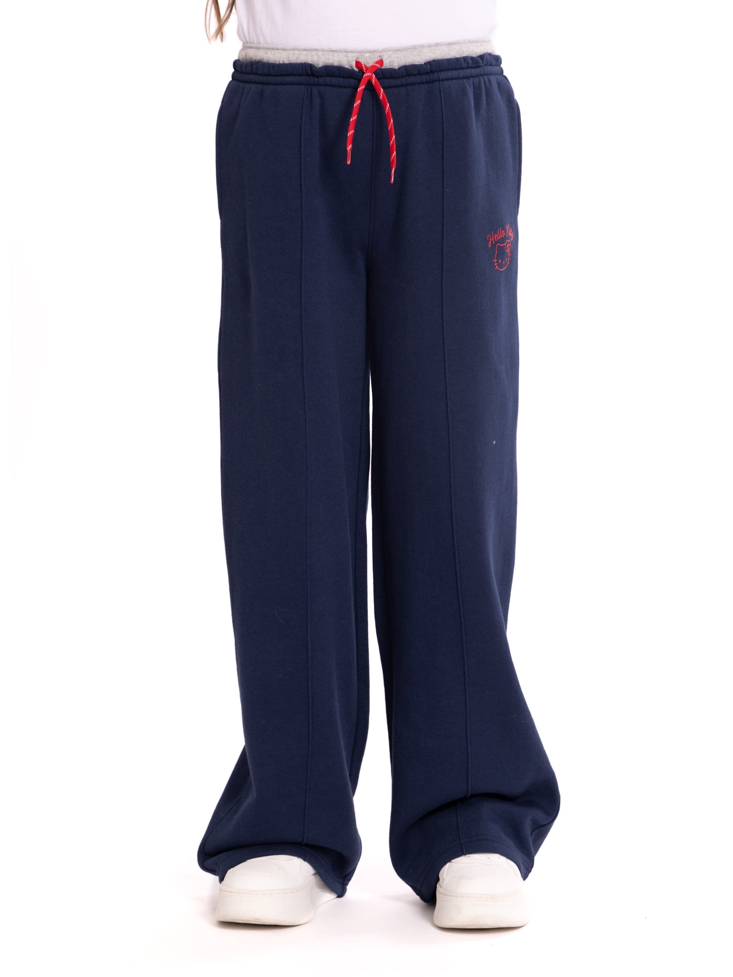 Wonder Nation x Hello Kitty Girls Graphic Sweatpants, Sizes 4-16
