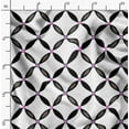 thumbnail image 2 of Soimoi Poly Canvas Black Fabric By the Yard - 56 Inch Wide - Geometric Material - Artistic and Modern Patterns for Various Uses Printed Fabric, 2 of 6