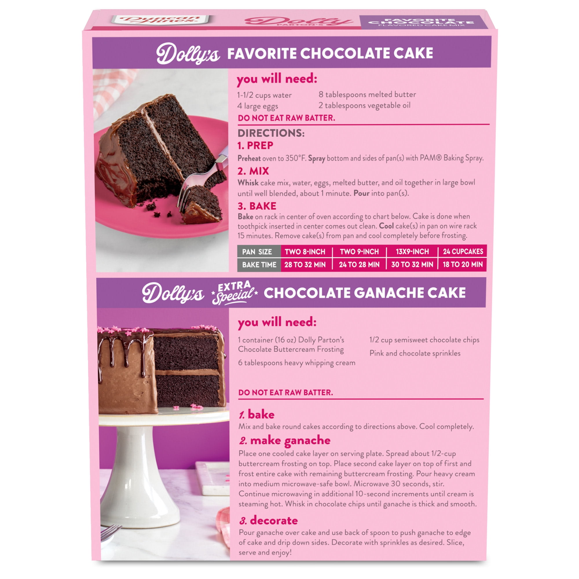Duncan Hines Dolly Parton's Favorite Chocolate Flavored Cake Mix, 15.25 oz.
