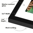 thumbnail image 5 of Americanflat 8" x 10" Picture Frame with Mat for 5x7 - Modern Design, Shatter-Resistant Glass, PVC Frame - Black, 5 of 7