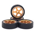 thumbnail image 1 of Wweixi 4X 1/28 Remote Control Model Car Wheel Rim Simulated Modification Vehicle Part Replacement for WLtoys 284131 K969 K979 K989 K999 Gold, 1 of 7
