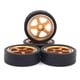 thumbnail image 1 of Llanta de rueda de coche Vogacara 4X 1/28 modelo de Control remoto para WLtoys 284131 color Oro, 1 of 6