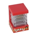 thumbnail image 4 of HILABEE Armoire Alimentaire de Maison de Poupée 1/12 Miniature Micro Paysage Mobilier Modèle Décoration de Maison de Poupée Vitrine Alimentaire Armoire de Rangement Chauffante Rouge, 4 of 9