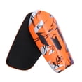 thumbnail image 1 of 2 piezas de espinilleras de fútbol, protección de caña, tabla de práctica, cómodas y ligeras, protección de piernas, espinilleras para niñas y hombres Naranja, 1 of 9