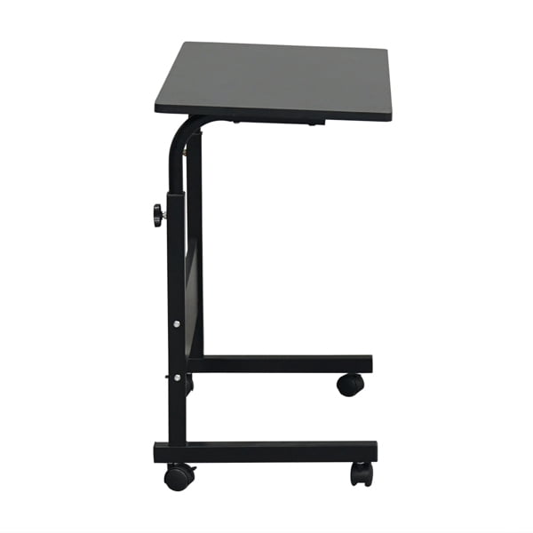 Alvantor Rolling Desk Adjustable Height Side Table P2 Chipboard Steel Black