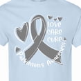thumbnail image 4 of Inktastic Love, Care, Cure Parkinson's Awareness with Gray Ribbon T-Shirt, 4 of 5