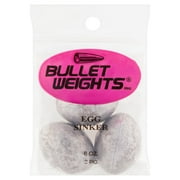 Bullet Weights EGI1-24 Lead Egg Sinker Size 6 oz, Fishing Weights