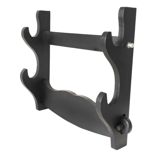 Soporte de pared para sables de luz con niveles, soporte para colgar en la pared, soporte para wakizashi y tanto 2 niveles