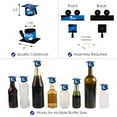 thumbnail image 3 of Big Dot of Happiness Blue Grad - Best is Yet to Come - DIY Grad Cap Royal Blue Graduation Party Bottle Topper Decorations - Set of 20, 3 of 8