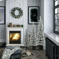 thumbnail image 5 of Set of 3 Snow-Flocked Christmas Trees with Metal Pots, 5 of 17