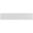 thumbnail image 2 of Rejilla de ventilación para puerta, HVAC OV, 45 cm x 9,2 cm, color blanco, paquete de 2, 2 of 7