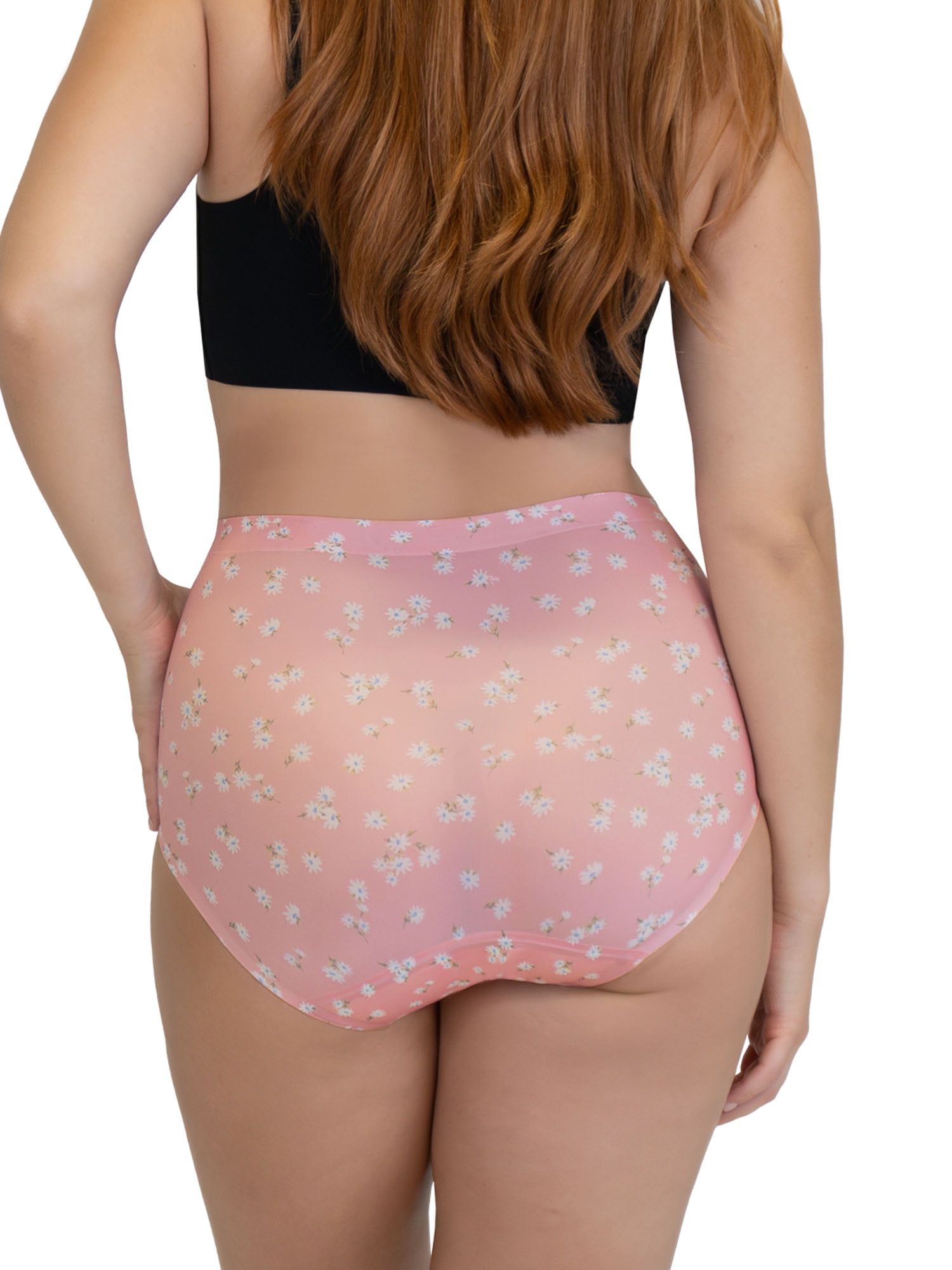 No Boundaries High-Rise Brief Super Absorbency Period Underwear, 2-Pack, Women’s XS-XXL