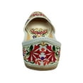 thumbnail image 4 of Women's Leather Ballet Ballerina Flat Shoes Loafers Shoes Punjabi Jutti For Women US 10/ EURO 42, 4 of 5