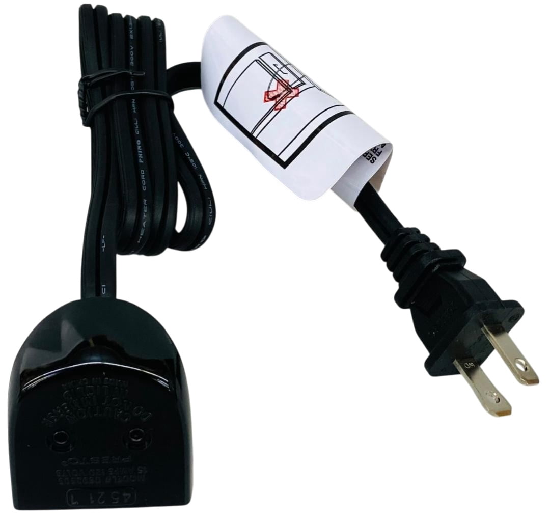 Presto 85-747 Magnetic Cord Power Cable, Dark Black