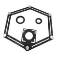 thumbnail image 1 of LOVIVER Almencla Flexible Multi Angle Mesure Règle Céramique Outil de Positionnement Charpentier, 1 of 8