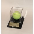thumbnail image 2 of Tennis Ball Personalized Acrylic Display Case - Holder with Octagon Base, Custom Ball and Nameplate Stand, 2 of 2