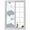 Teal Navy Blue, variant on No Glue Heat Blocking Window Flims, Blue Coral Coastal Window Privacy Film Frosted, Summer Beach Shell Conch Ocean Peep-proof Door Windows Tint for Bathroom, Dormitory, 17.7 x 78.7 Inches