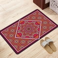 thumbnail image 2 of DouZhe Geometric Ethnic Floral Batik Rugs Doormat, Non-Slip Machine Washable Carpets Floor Door Mat , 36" x 24", 2 of 7