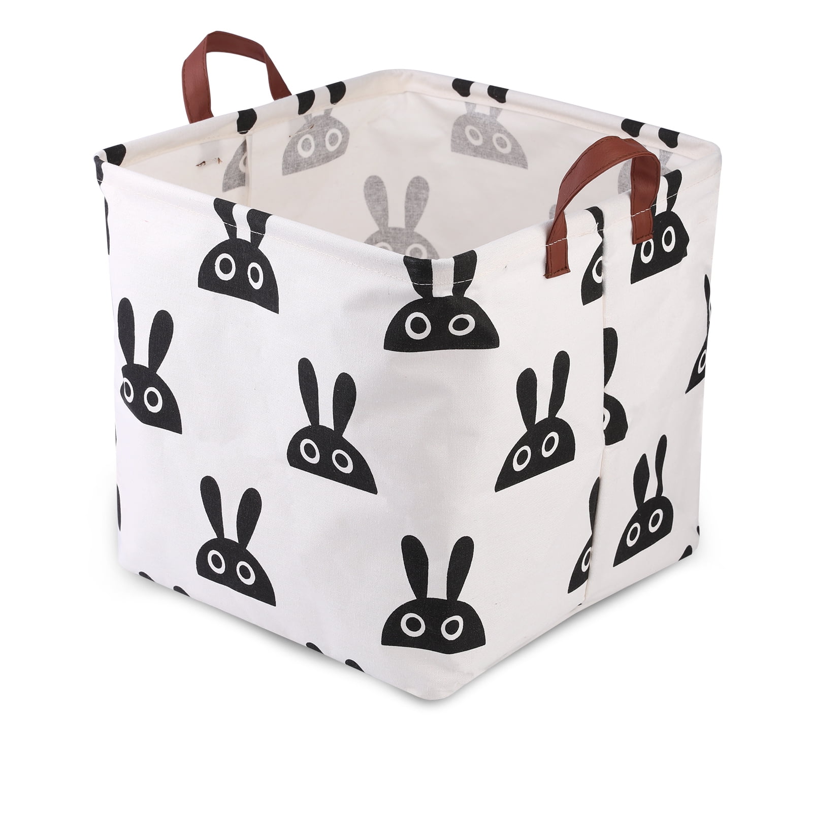 Jupean Laundry Basket, Collapsible Fabric Laundry Bag, Foldable Laundry