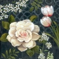 thumbnail image 3 of Nan 20x20 Black Modern Framed Museum Art Print Titled - Midnight Garden I, 3 of 5