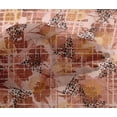 thumbnail image 4 of oneOone Viscose Chiffon Light Pink Salmon Fabric Geometric Craft Project Decor Fabric Printed By The Yards 42 Inches Wide, 4 of 4