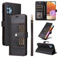 thumbnail image 3 of FOXDOCK Funda tipo Cartera para Samsung Galaxy A32 4G – Cubierta de Cuero PU con Múltiples Ranuras, Bolsillo para Efectivo y Correa de Muñeca, 3 of 6