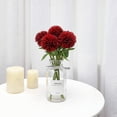 thumbnail image 6 of MAMOWEAR Artificial Chrysanthemum Ball Flowers Bouquets Plastic Hydrangea Silk Flowers for Wedding Arrangements Party Home Garden Decor(12pcs,Red), 6 of 7