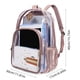 thumbnail image 2 of Xihbxyly Mochila Transparente, Material de Pvc Duradero, Diseño Aprobado para Estadios, Visibilidad Clara para Facilitar Los Controles de Seguridad, Correas Ajustables, Fácil de Limpiar, Lista para V, 2 of 4