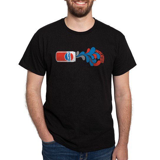 CafePress - Pepsi Spirit Can Light T Shirt - Men's Classic Cotton T-Shirts