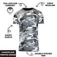 thumbnail image 2 of Men's Camo Print Short Sleeve T-Shirt, Crew Neck, Tagless, Cotton Blend, Fitted Style (S-2XL), 2 of 4