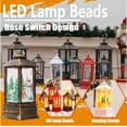 thumbnail image 2 of CNKOO Christmas Lantern Vintage Outdoor Candle Light Tabletop Hanging LED Lamp Decoration, 2 of 10