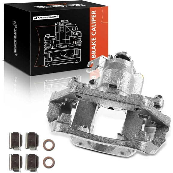 A-Premium Disc Brake Caliper Assembly with Bracket Compatible with Lincoln MKS 2009-2011 Ford Flex 2009 Rear Right Passenger Side