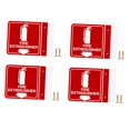 thumbnail image 3 of GUOOL 4Pcs Fire Extinguisher Signs 6" Fire Safety Signs for Garage Corridor School, 3 of 9