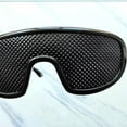 thumbnail image 3 of Lentes de corrección natural Patrón de malla de hierro | Gafas ergonómicas unisex de montura completa | Ayuda para el entrenamiento de la visión | Ejercicio de ojos para claridad y comodidad, 3 of 6