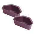 thumbnail image 1 of Oleegame 2PC Spoon And Lid Rest Kitchen Leaking Basket Triangular Kitchen Waste Leaking Basket Sink Side Shelf Pink, 1 of 3