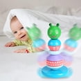 thumbnail image 4 of Juego de apiladores de arcoíris con forma de animal, anillos de clasificación Montessori, juguetes de vaso de torre cabeza de rana, 4 of 8