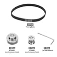 thumbnail image 3 of 2 Set GT-2 Synchronous Wheel 20&80 Teeth 5mm Bore with 2Pcs Belt 250x6mm(20-80T-5B-75), 3 of 5
