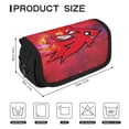 thumbnail image 2 of Geometry Dash Big Capacity Pencil Case, Aesthetic Pen Pouch Storage Bag Supplies Organizer, Cute Pencil Bag with Multiple Compartments Pen Cases, 2 of 8